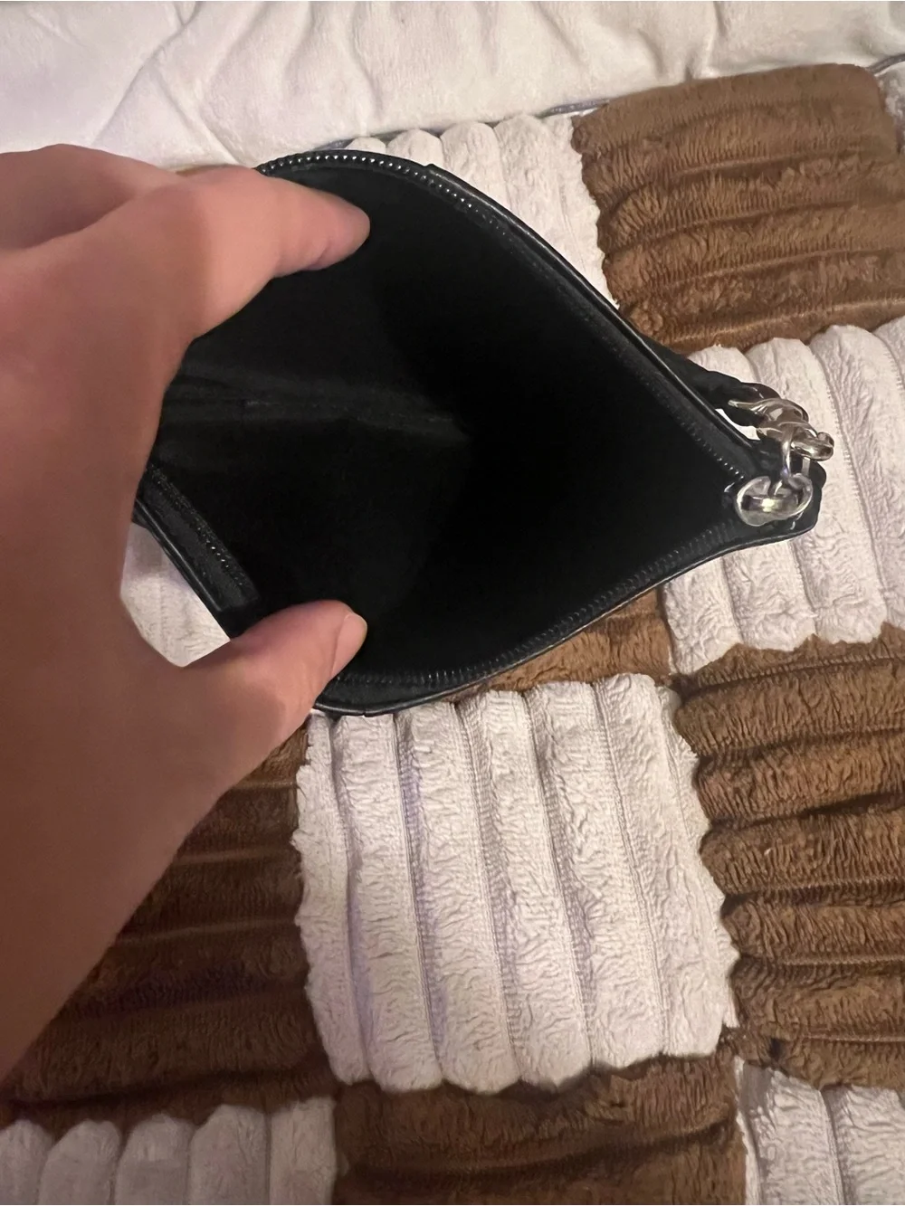 Coach Vintage Soho Black Leather Wristlet EUC!